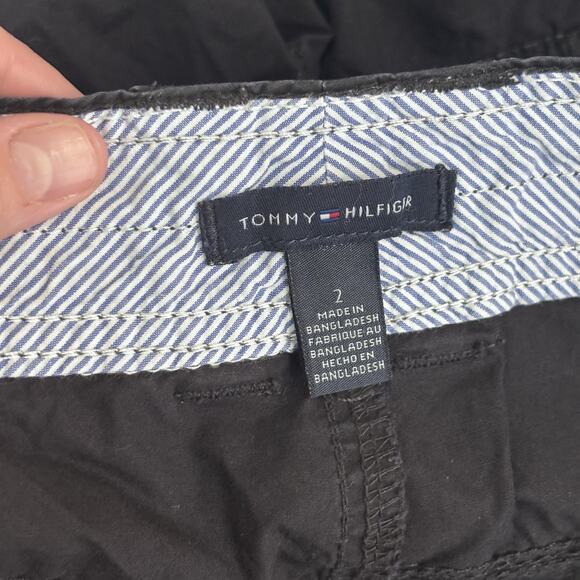 Y2K 90s Tommy Hilfiger Low Rise Cargo‎ Pants 2 Utility Adjustable GORP Hiking - Picture 9 of 11